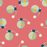 Perfume flat icon eps10 seamless pattern background N4