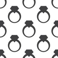 jewelery ring vector seamless pattern