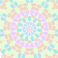 Abstract colorful Retro geometric romantic