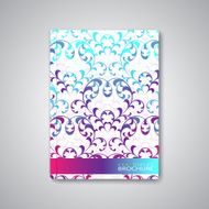 Modern abstract template layout for brochure magazine flyer booklet cover N17