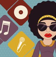 afro style design N5