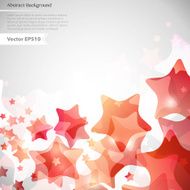 Abstract background with bright stars