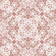 Lace white seamless mesh pattern N18