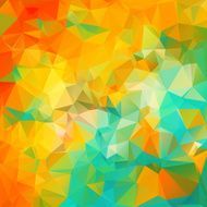 Colorful triangular background
