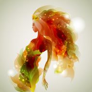 Abstract girl N4