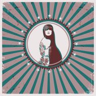 Fashion girl vector illustration N5