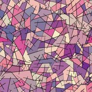 seamless pattern of colored geometric shapes