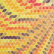 Abstract background of hexagons in retro style
