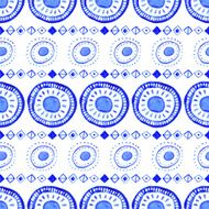Seamless abstract watercolor pattern hand drawn geometric background