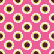 seamless circle dots scribble pattern