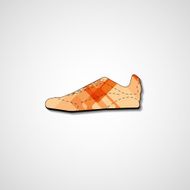 Abstract illustration on sneakers N40