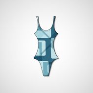 female swimsuit isolated N44