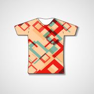 Abstract illustration on t-shirt N31