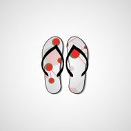 Abstract illustration on flip flops N45