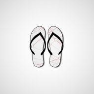 Abstract illustration on flip flops N46