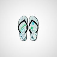 Abstract illustration on flip flops N49
