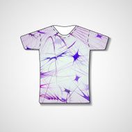 Abstract illustration on t-shirt N33