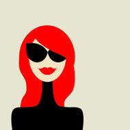 Fashion woman portrait for your design