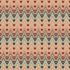 Seamless zigzag pattern with circles