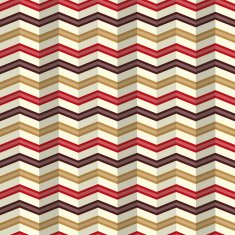 Zigzag pattern with a rippled effect