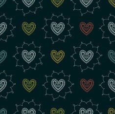 Seamless Velentine Pattern N2