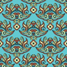 Damask seamless vector pattern N3
