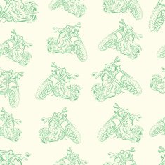 Seamless texture with motorcycles 7