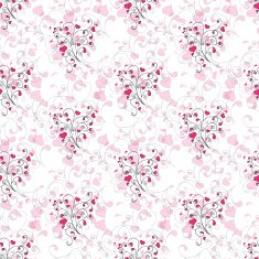 Hearts and swirls on a light background seamless background N8