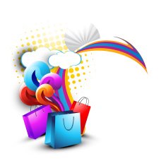 vector shopping bag N2