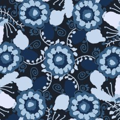Watercolor pattern in dark colors N2