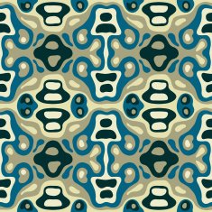Pattern of iridescent liquid N2