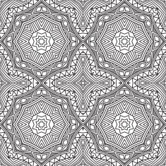 ethnic seamless pattern ornament print design N132