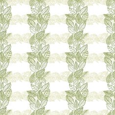 Seamless leaves pattern floral wallpaper hand drawn vector N3