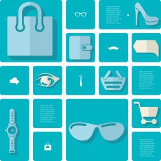 fashion flat infographic N66