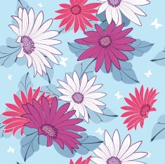 Seamless Floral Pattern N617