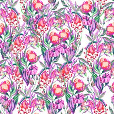 artwork vector flower pattern N4