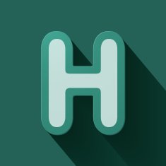 Volume icons alphabet H N3