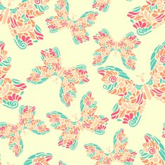 Beautiful Hand Drawn Butterflies N2