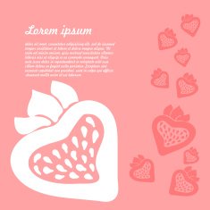 background with strawberries N9