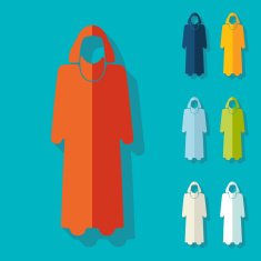 Flat design muslim N4