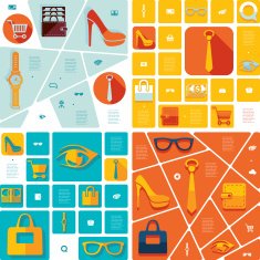 fashion flat infographic N78