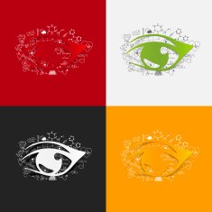 Drawing medical formulas eye N5