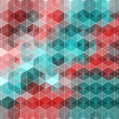 Vector pattern of geometric shapes background Colorful mosaic banner N32