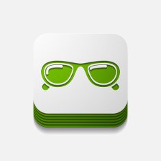 square button sunglasses N2