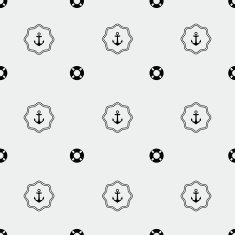Anchor and lifebuoy pattern N2