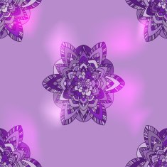 violet abstract flower