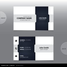Vector abstract business card N9