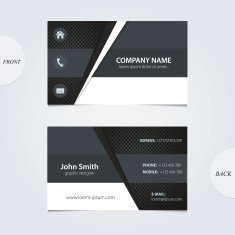 Vector abstract business cards N3