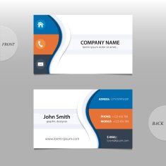 Vector abstract business cards N5