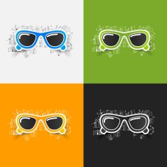 Drawing business formulas sunglasses N2